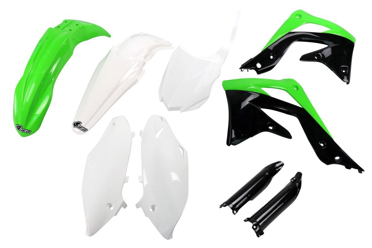 KAKIT220F@999 - UFO Full Plastics Kit - Kawasaki KXF450 2013-15 - OEM