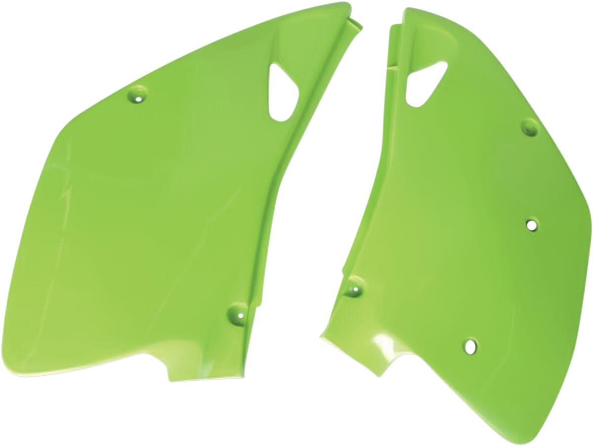 KA02745#026 - UFO Side Panels - Kawasaki KX 125/250 1992-93 - Green