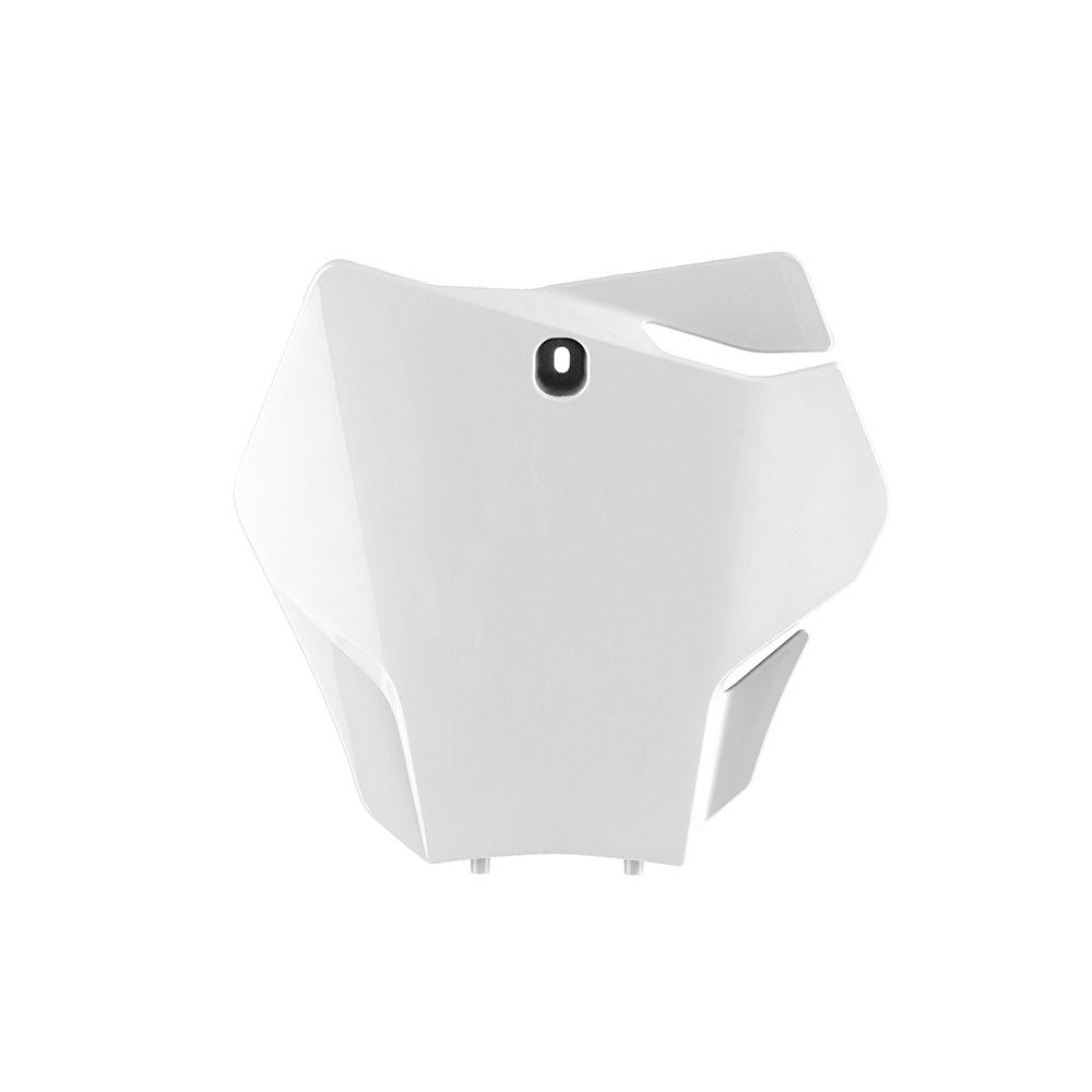 Polisport White Front Number Board - Gas Gas Mc125 & Mc250f 2021-23