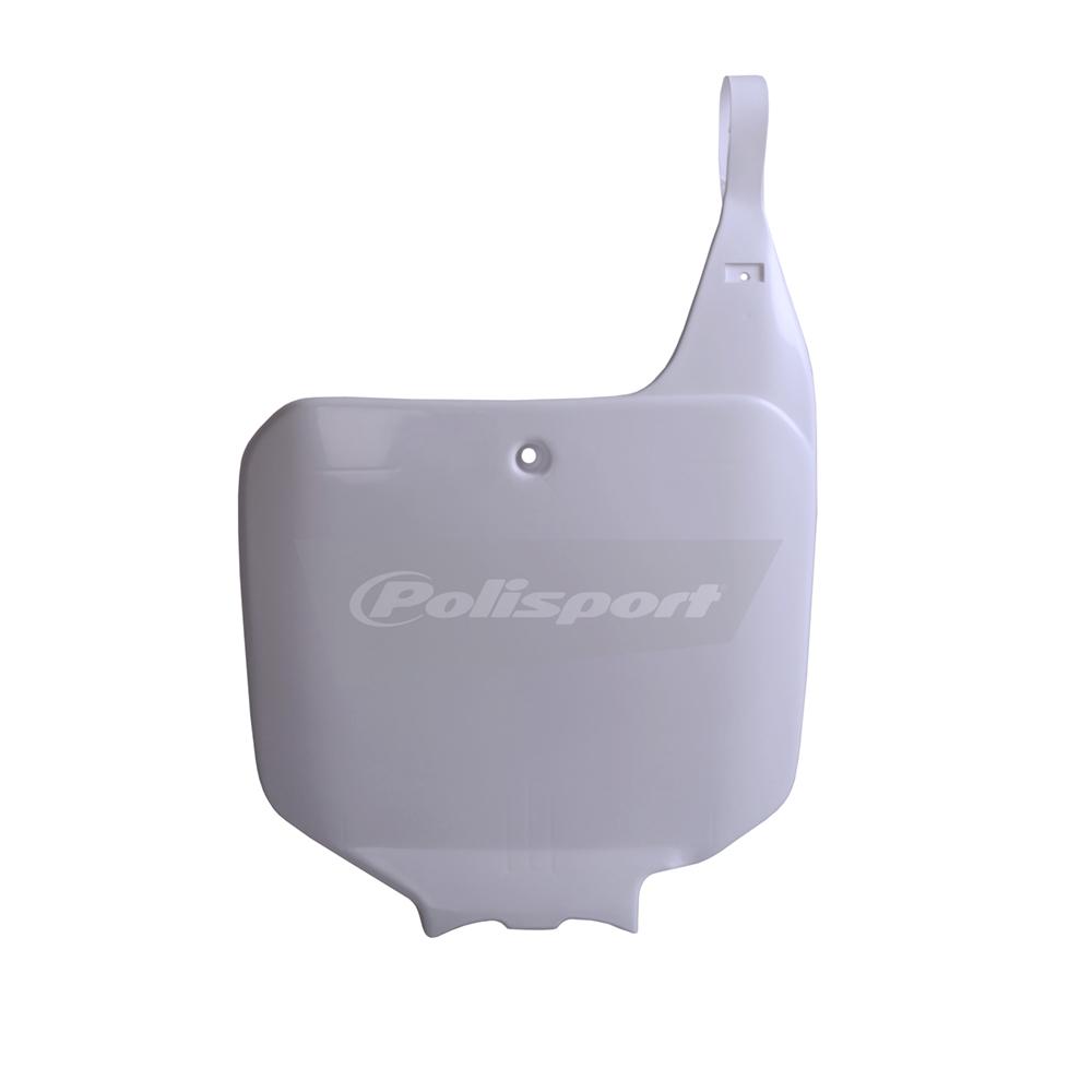 Polisport White Front Number Board - Honda Cr 125/250/500 1995-99