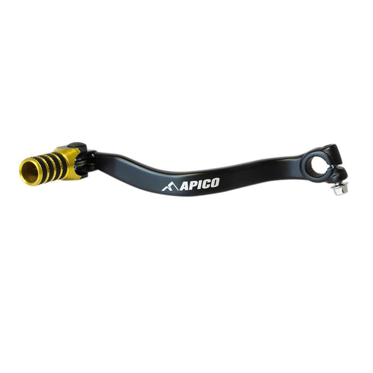 Apico Black/Yellow Elite Gear Pedal - Suzuki Rm 80/85 1989-2022