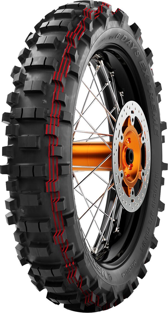 4067900 - Metzeler MCE 6 Days Extreme Medium 70M Rear Tyre - 140/80-18"