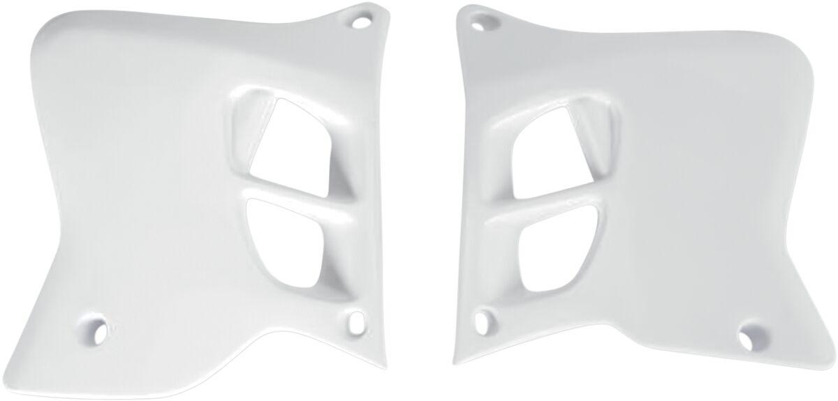 Ufo White Ya02856#046 - Radiator Scoops - Yamaha Yz 125/250 1993-95