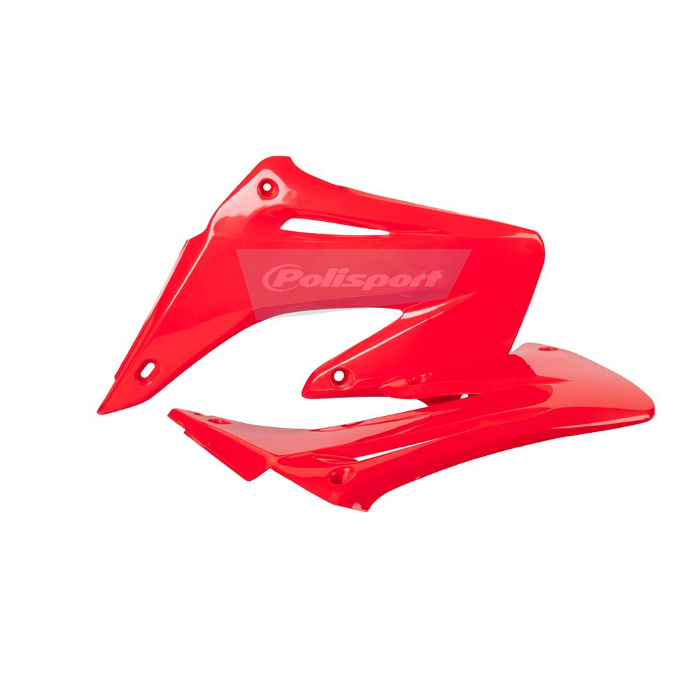 Polisport Red Radiator Scoops - Honda Cr 125/250 2002-07