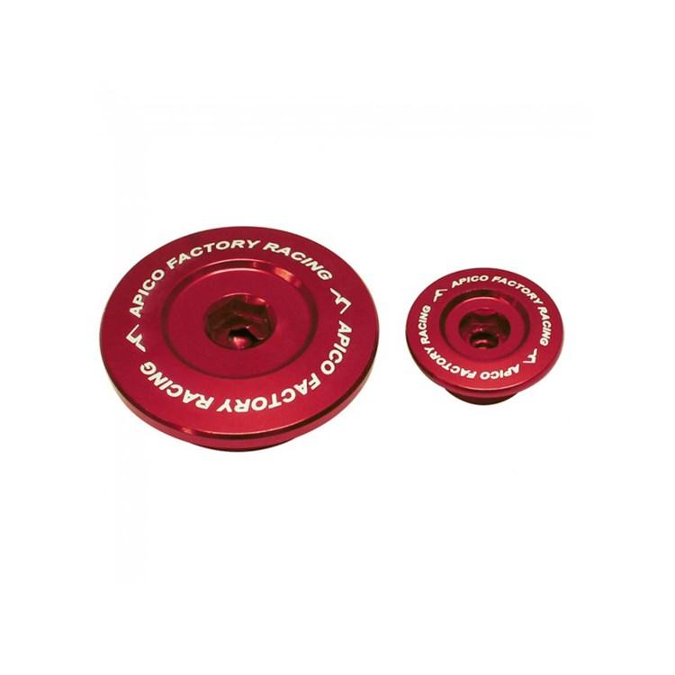 Apico Red Engine Plugs - Suzuki Rmz250 2007-22, Rmz450 2005-22