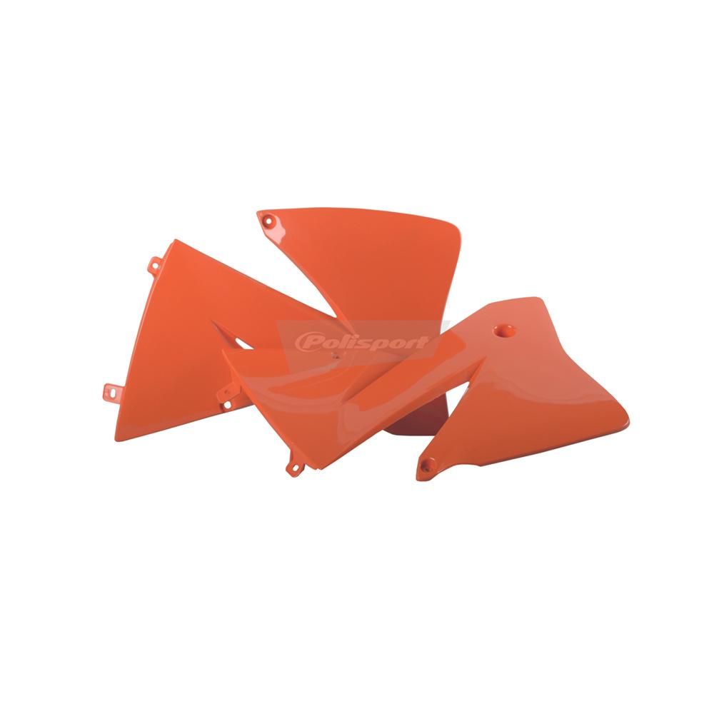 Polisport Orange Radiator Scoops - Ktm Exc 2001-02