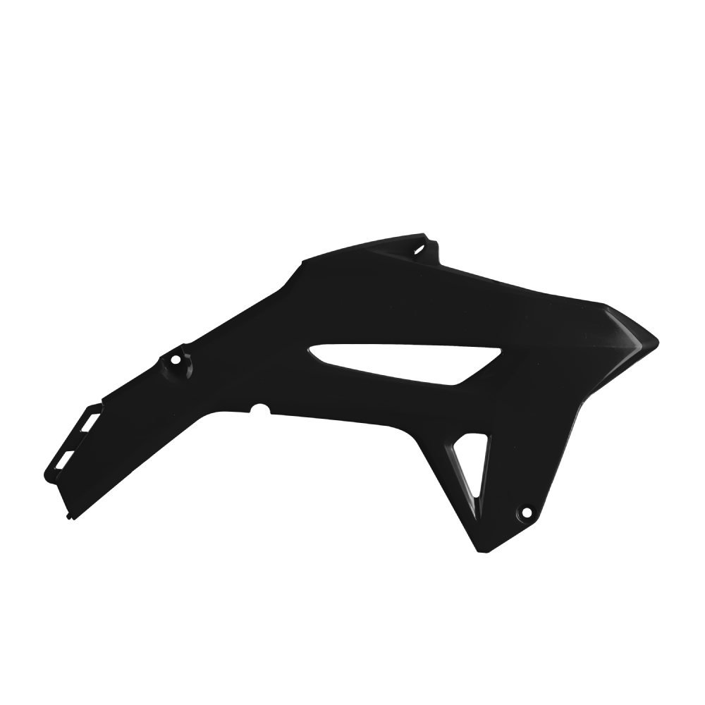 Polisport Black Radiator Scoops - Honda Crf250r 2022-23, Crf450r 2021-23