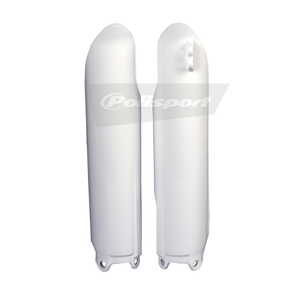Polisport White Forks Guards - Yamaha Yz 125/250 2008-14, Yzf 250/450 2008-09