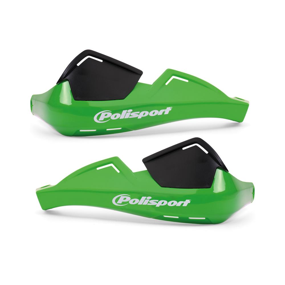 Polisport Green Evolution Integral Handguards With Mounting Kit