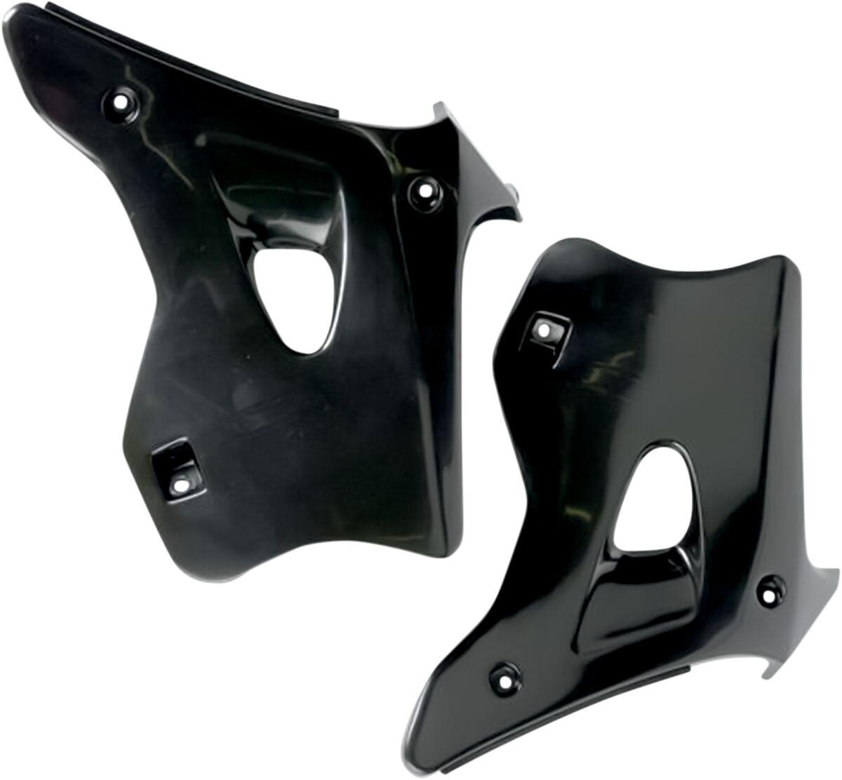 Ufo Black Ka02768#001 - Radiator Scoops - Kawasaki Kx 125/250 1994-98