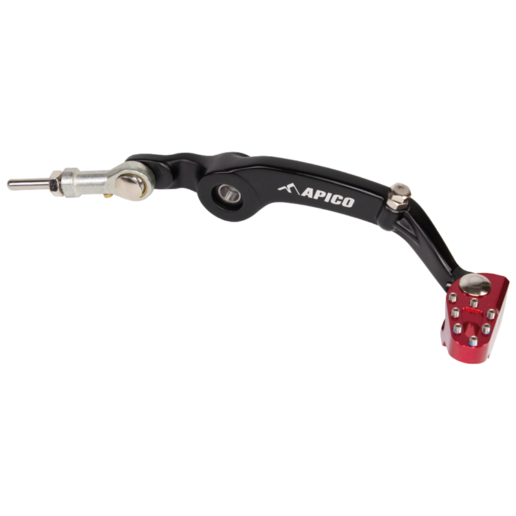 Apico Black/Red Elite Trials Brake Pedal - Gas Gas Pro/Racing 2019-23