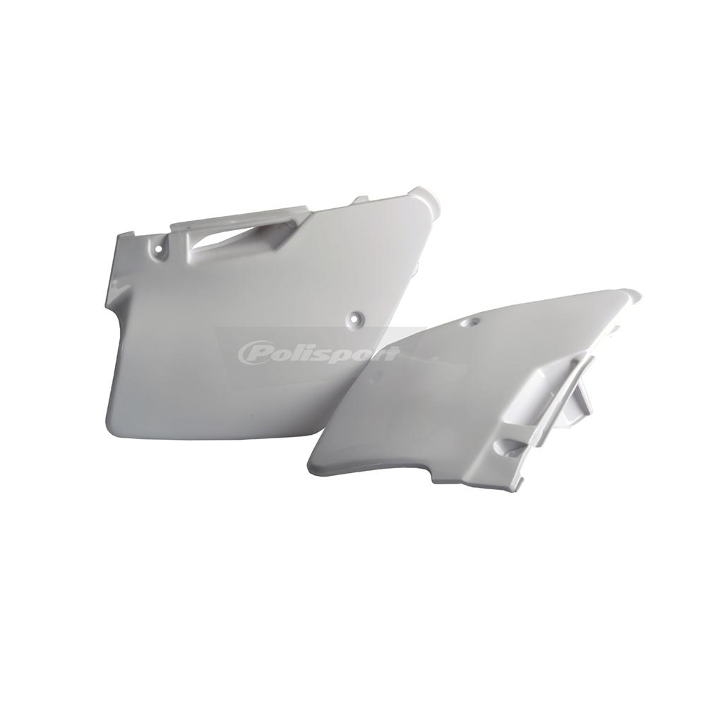 Polisport White Side Panels - Kawasaki Kx 125/250 1994-98