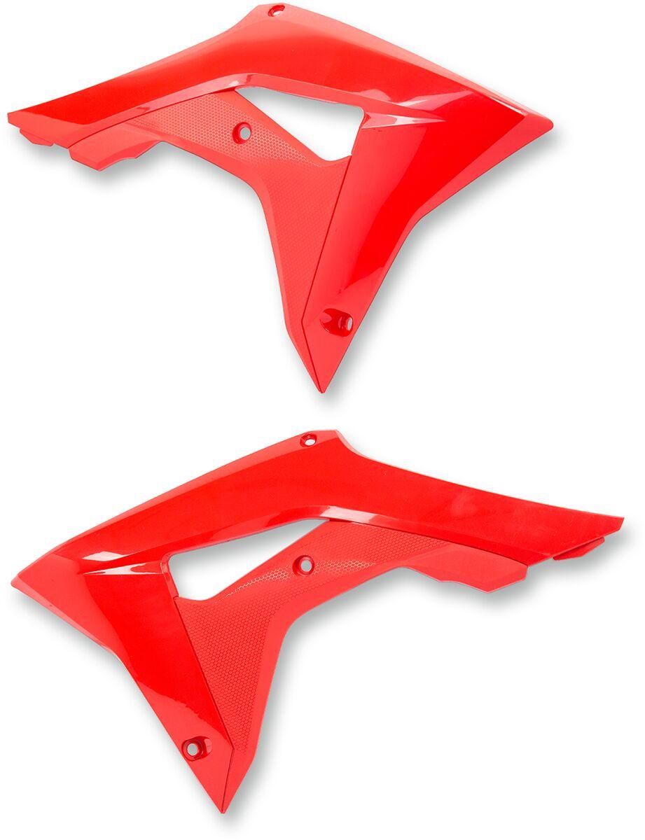 HO04682#070 - UFO Radiator Scoops - Honda CRF450R & CRF450RX 2017-18 - Red