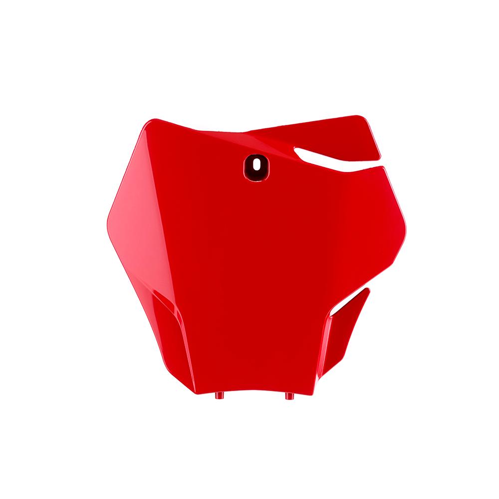 Polisport Red Front Number Board - Gas Gas Mc125 & Mc250f 2021-23