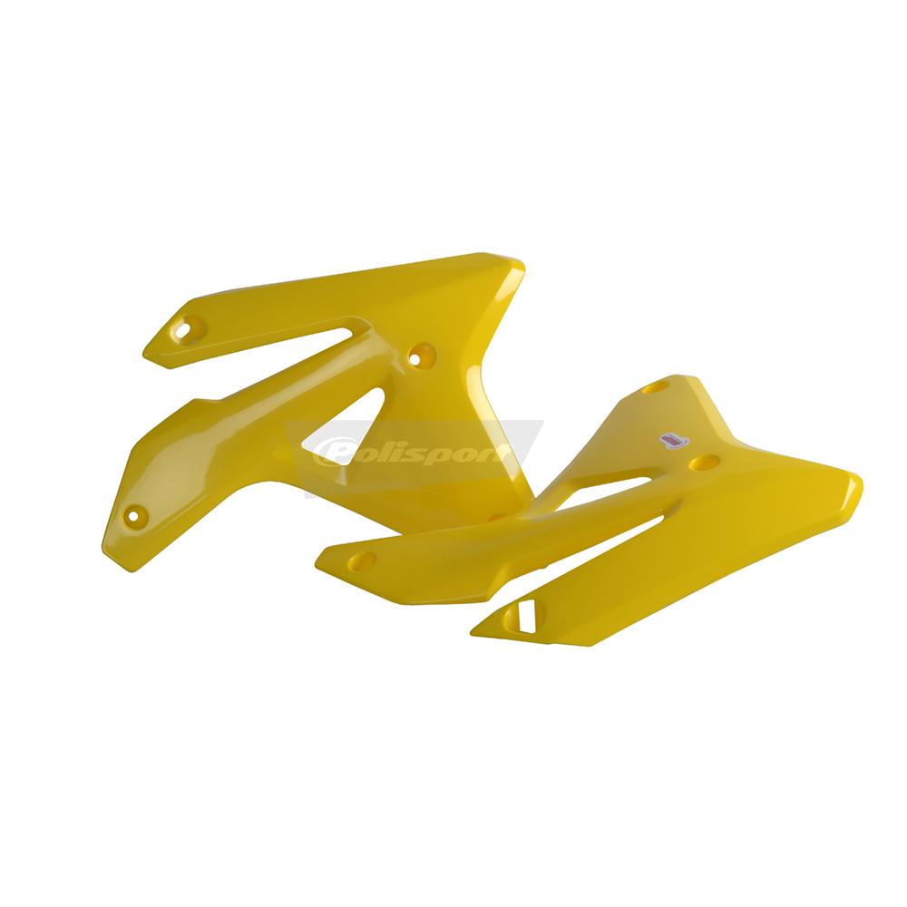 Polisport Yellow Radiator Scoops - Suzuki Rmz450 2007