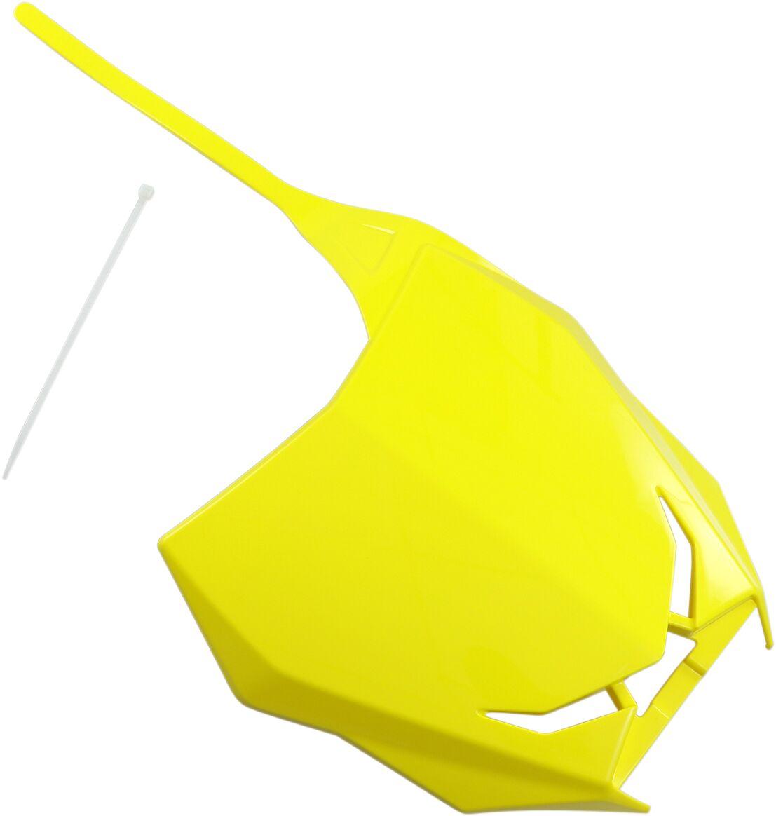 Ufo Yellow Su04943#102 - Front Number Board - Suzuki Rmz450 2018