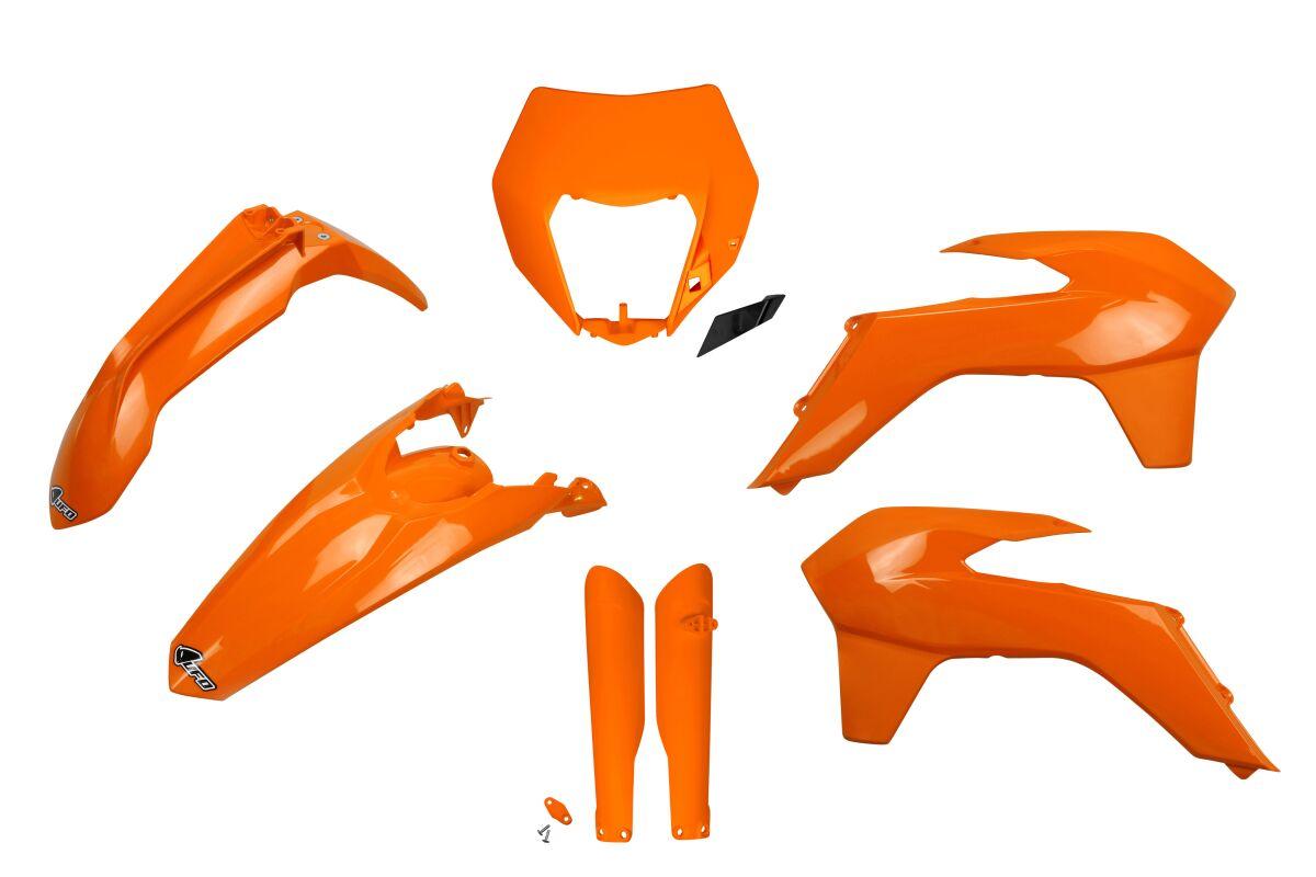 KTKIT524F@127 - UFO Full Plastics Kit - KTM EXC 125/200/250/300/450/500 2014-16 - Orange