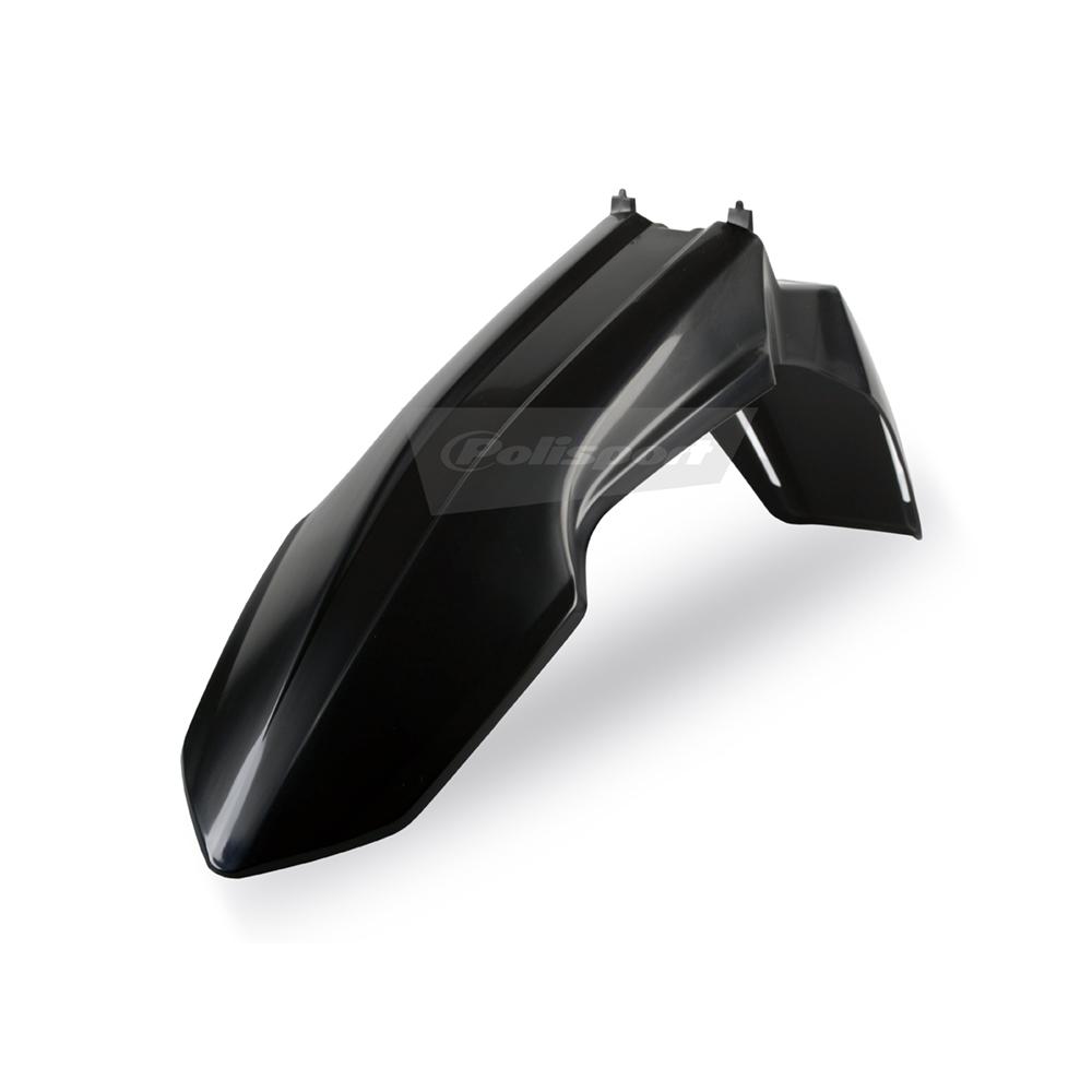 Polisport Black Front Fender - Suzuki Rmz250 2010-18, Rmz450 2008-17