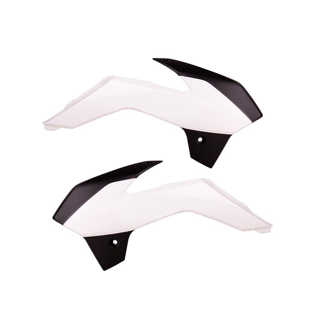 Polisport White/Black Radiator Scoops - Ktm Sx85 2013-17