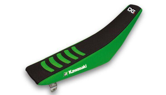 Blackbird Green/Black 1425H - Double Grip 3 Seat Cover - Kawasaki Kx85 2001-13