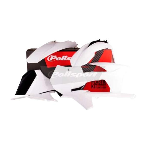 Polisport Standard Enduro Plastics Kit - KTM EXC/EXC-F 2012-13, SX 2011 - White