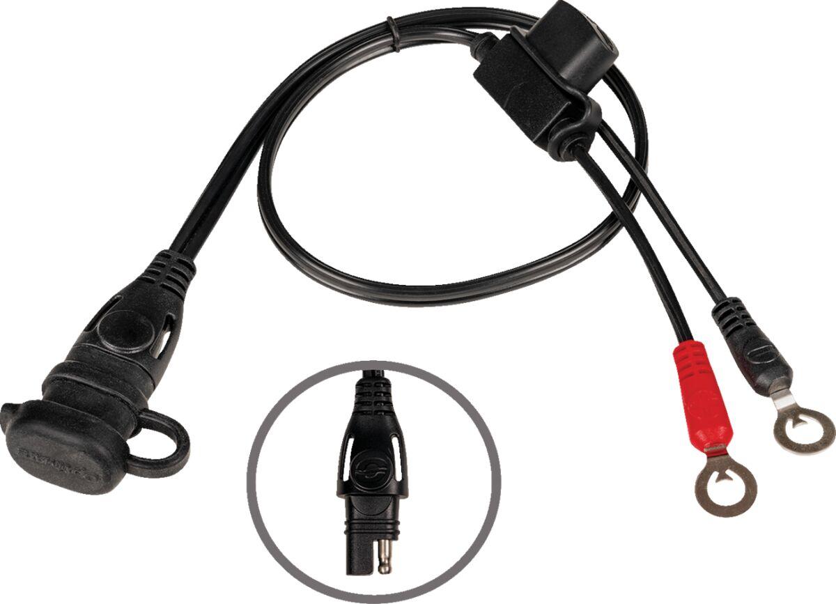 O01 - TecMate Charger Cord Eyelet Black