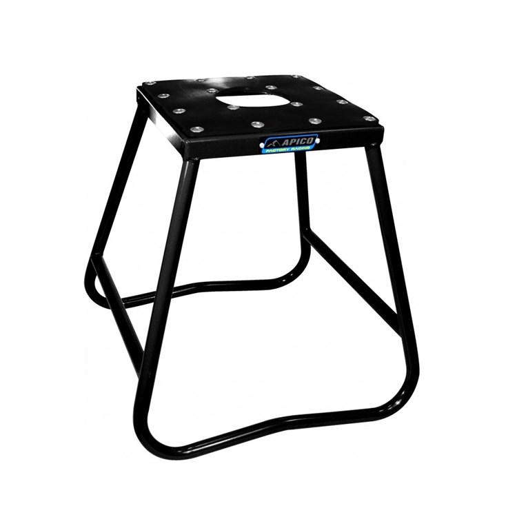 Apico Blue Steel Box Paddock Stand - Black