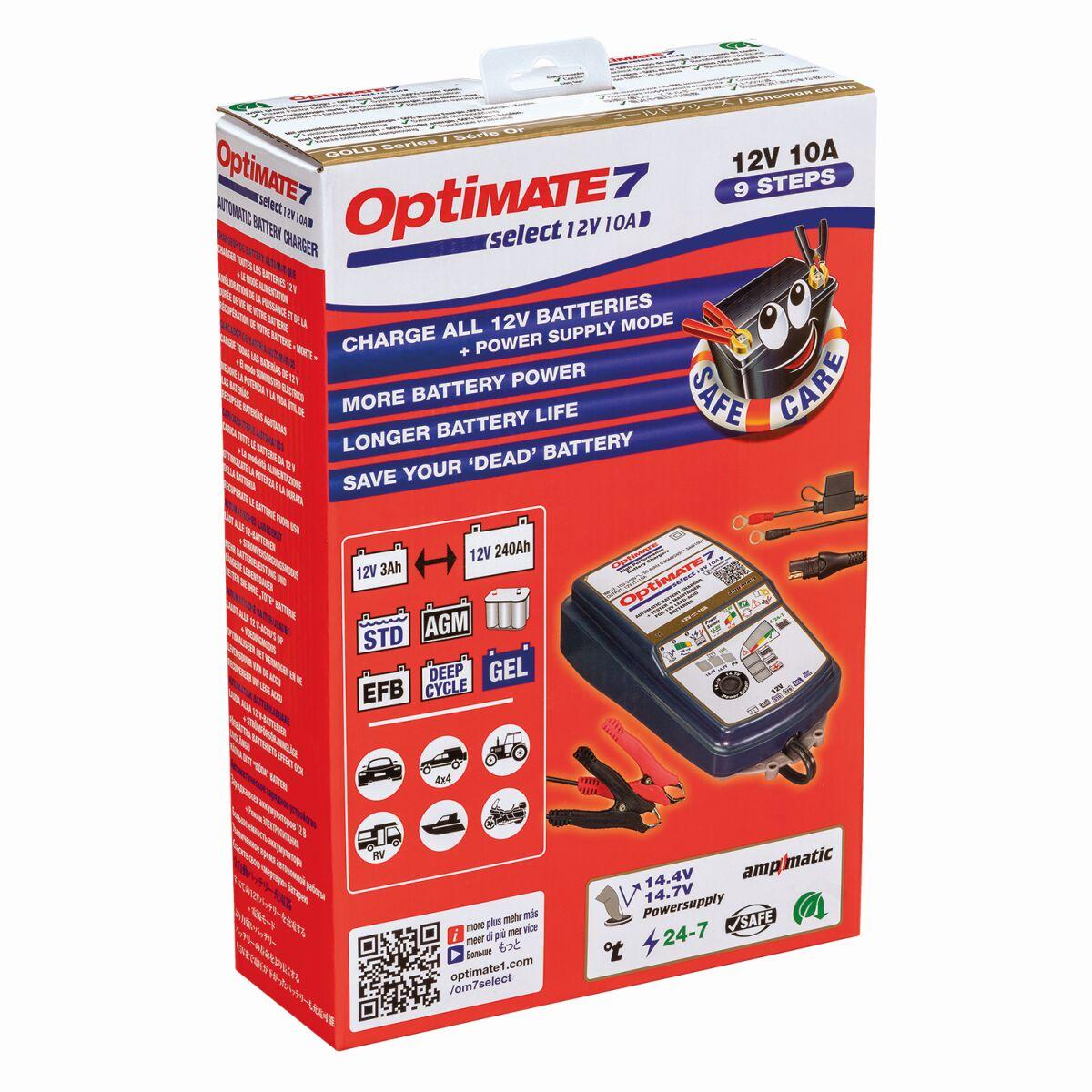 TM250 V3 - TecMate Optimate 7 Select Battery Charger
