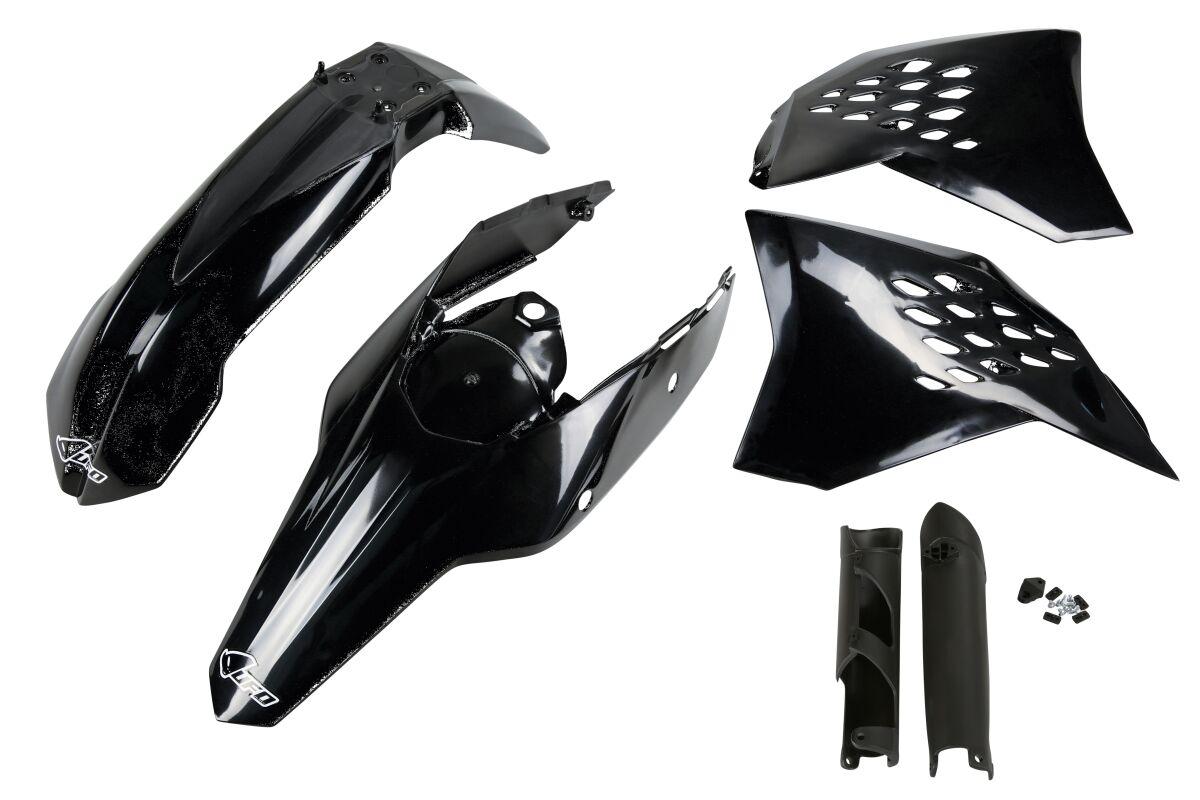 KTKIT511F@001 - UFO Standard Plastics Kit - KTM EXC 125/200/250/300/450/530 2009-10 - Black
