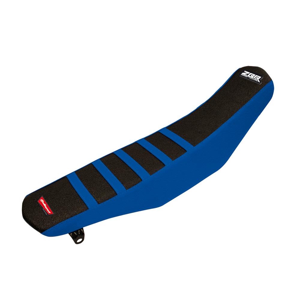 Polisport Zebra Seat Cover - Yamaha YZF 250/450 2014-17, WRF250 2015-17, WRF450 2016-17 - Blue/ Black
