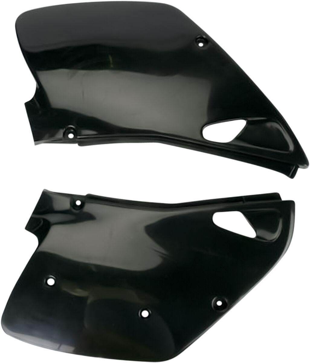 KA02745#001 - UFO Side Panels - Kawasaki KX 125/250 1992-93 - Black