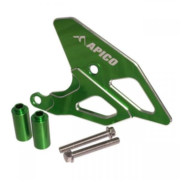 Apico Green Front Sprocket Cover - Kawasaki Kxf250 2021-23, Kxf450 2019-23