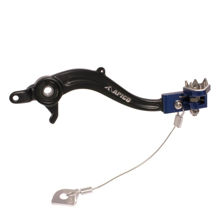 Apico Black/Blue Forged Brake Pedal - Sherco Se-R 250/300 2014-20, Se-F 250/300 2012-20
