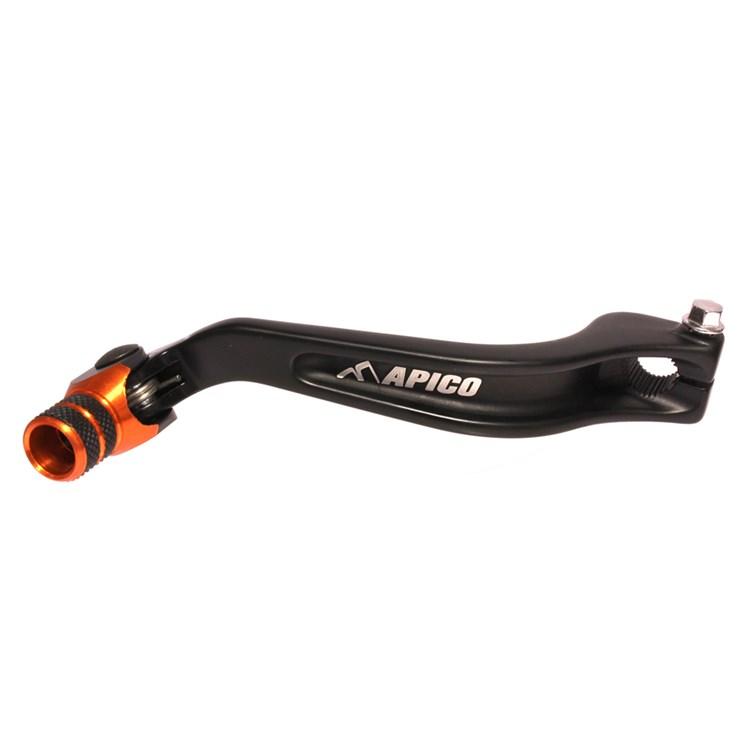Apico Black/Orange Elite Trials Gear Pedal - Montesa Cota 300Rr 2017-21, 4Rt 2005-21 - Short