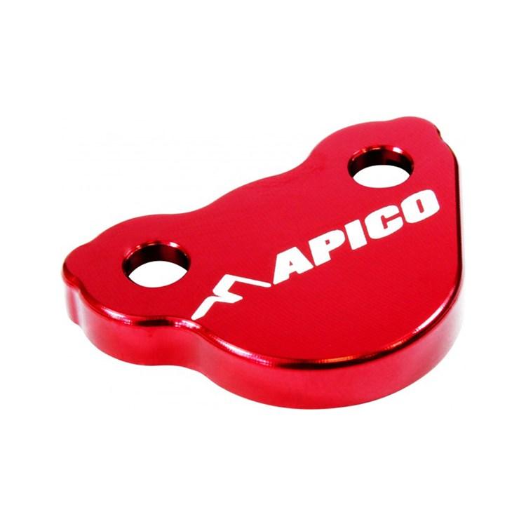 Apico Red Rear Brake Cover - Honda Crf250r 2004-24, Crf450r 2002-24
