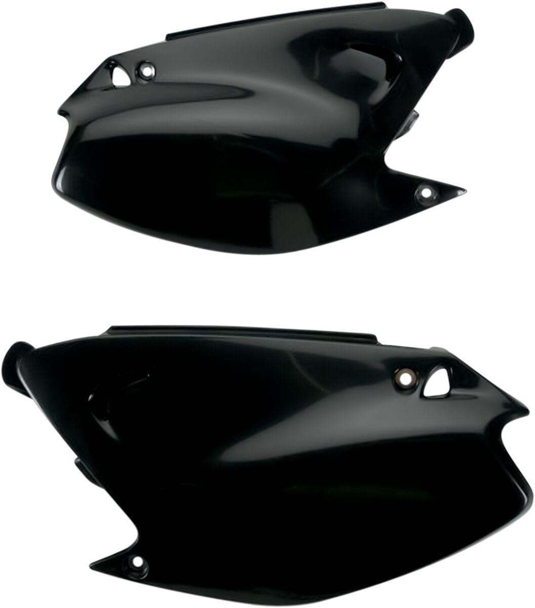 KA03739#001 - UFO Side Panels - Kawasaki KX 125/250 2003-08 - Black