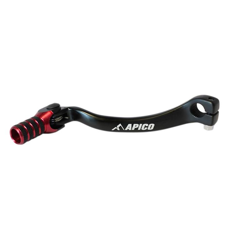 Apico Black/Red Elite Gear Pedal - Honda Crf450r 2002-07