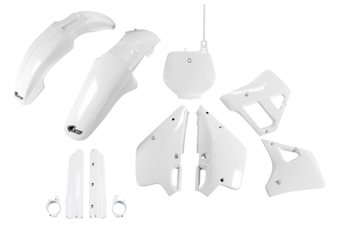 Ufo White Yakit296f@999 - Full Plastics Kit - Yamaha Yz125 1992 - (Oem)