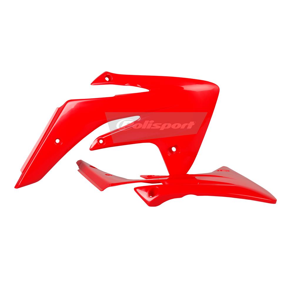 Polisport Radiator Scoops - Honda CRF150 2007-21 - Red