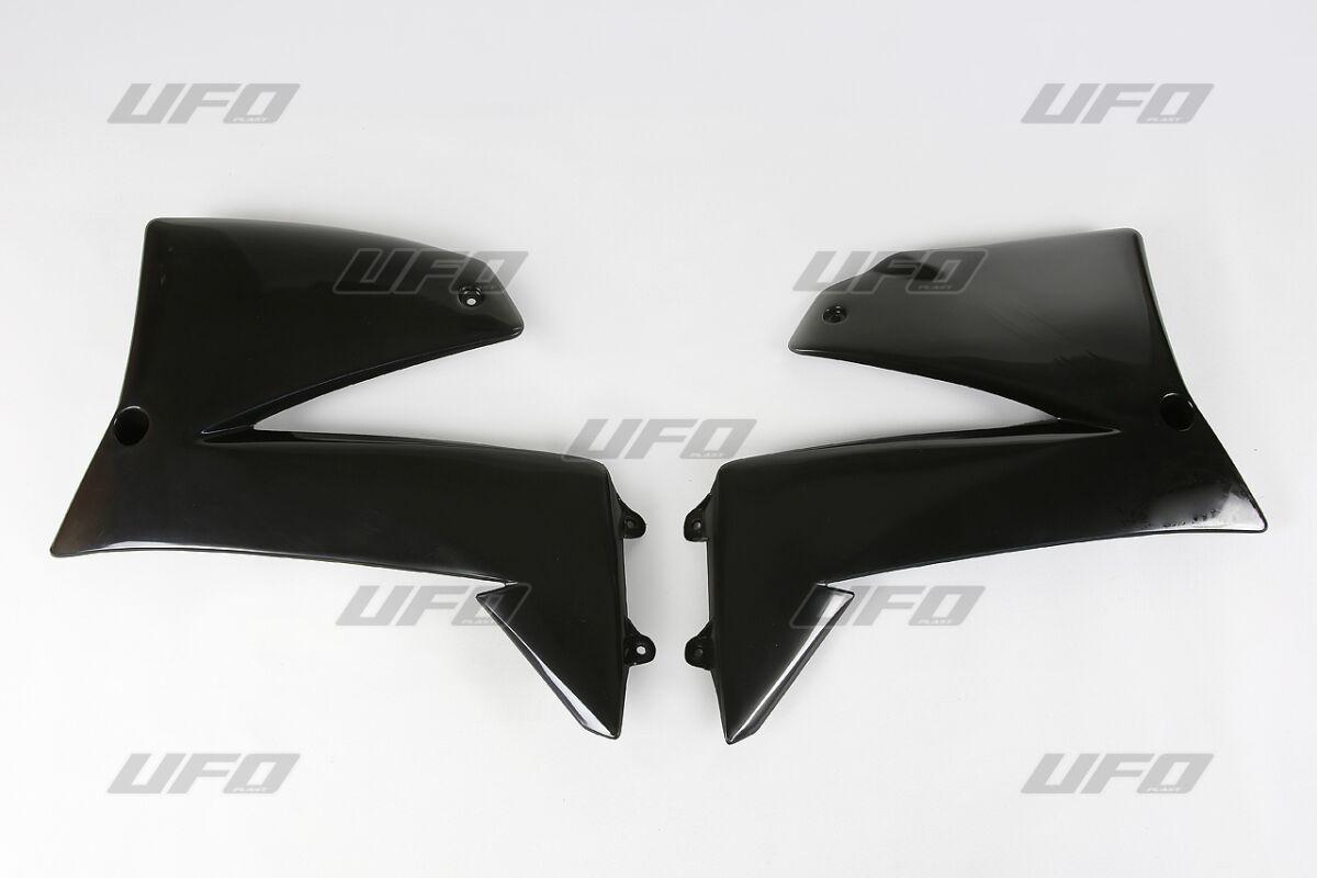 KT03013#001 - UFO Radiator Scoops - KTM SMC 660 Supermoto 2004-06 - Black