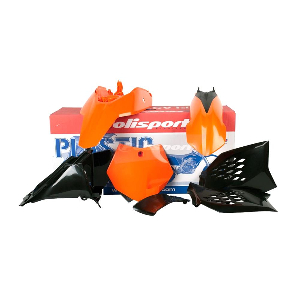 Polisport Orange Plastics Kit - Ktm Sx65 2009-11