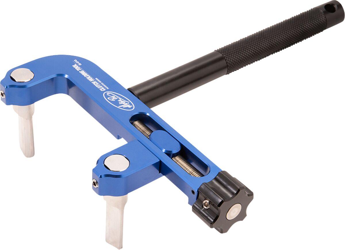 08-0743 - Motion Pro Heavy-duty Clutch Holding Tool - Blue/Silver