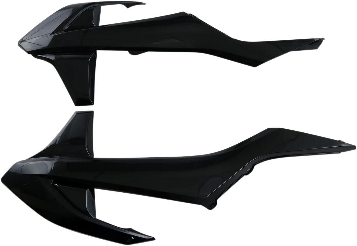 KT04061#001 - UFO Radiator Scoops - KTM EXC 2017-18 - Black