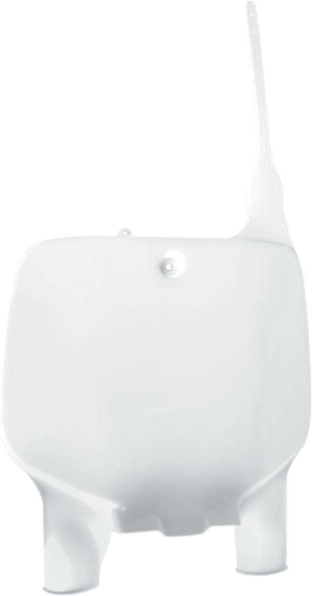 Ufo White Ka03701#047 - Front Number Board - Kawasaki Kx 125/250/500 1996-2002