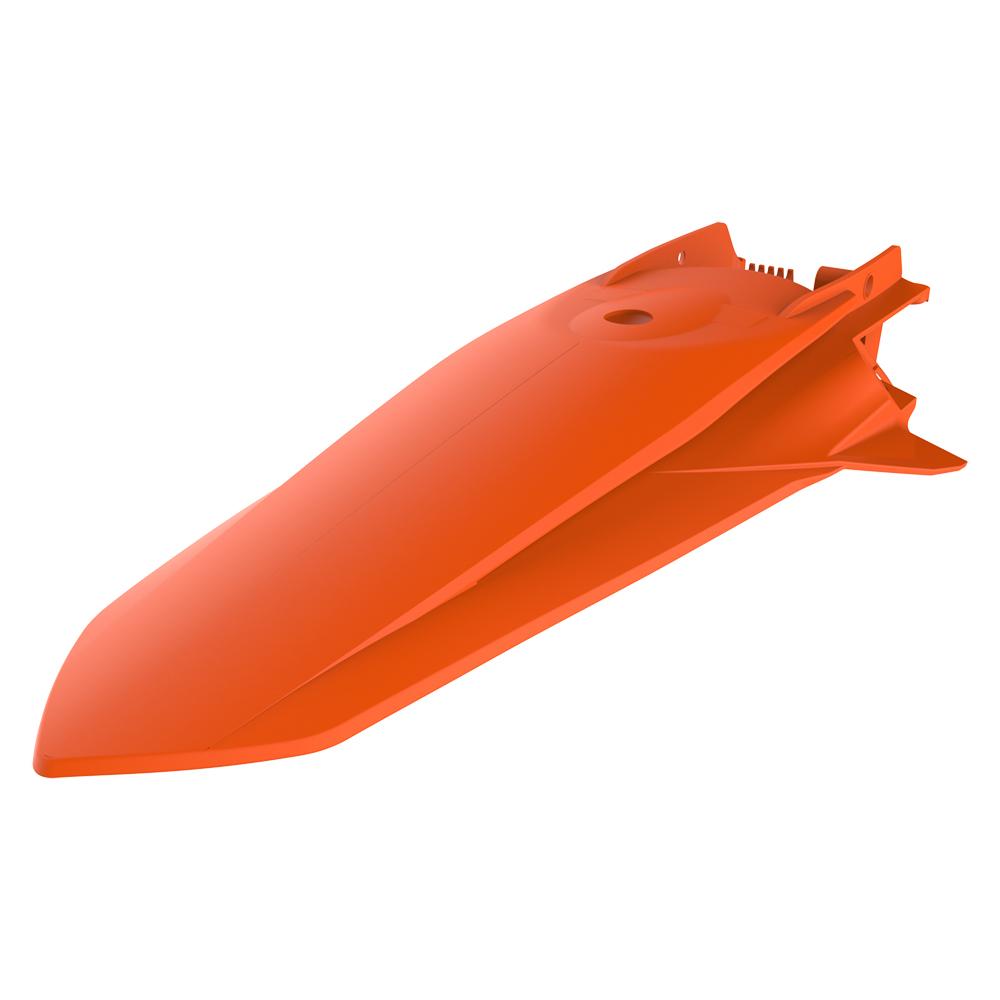 Polisport Orange Rear Fender - Ktm Sx/Sxf/Xc-F Models 2019-21