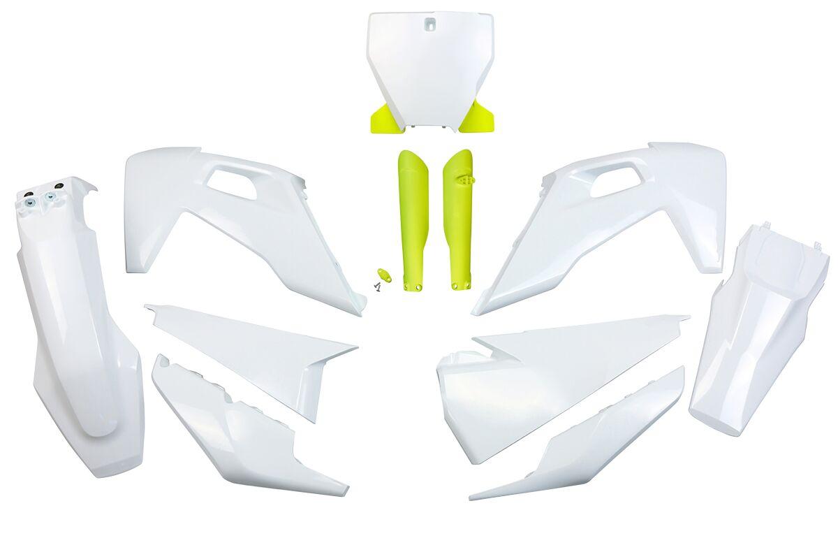 Ufo Hukit622f@999 - Full Plastics Kit - Husqvarna Fc 250/350/450 & Tc 125/250 2016-22 - Oem '19