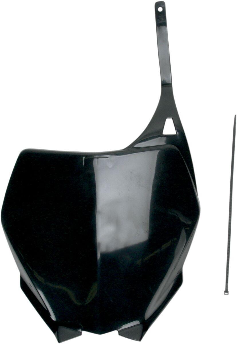 Ufo Black Ya03880#001 - Front Number Board - Yamaha Yz 125/250 2006-14, Yzf450 2006-09