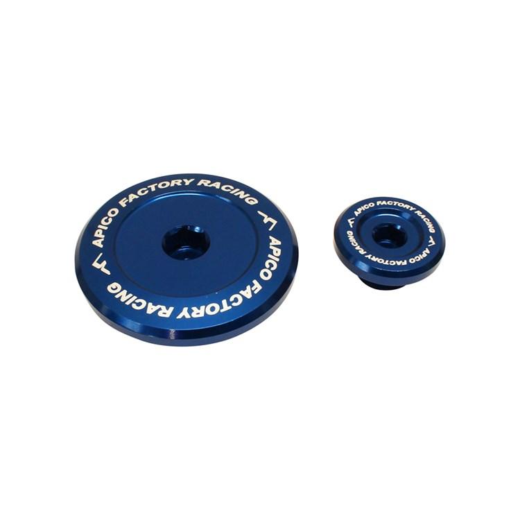 Apico Blue Engine Plug - Yamaha Yzf250 2014-24, Yzf450 2010-23, Wrf250 2015-24, Wrf450 2016-23