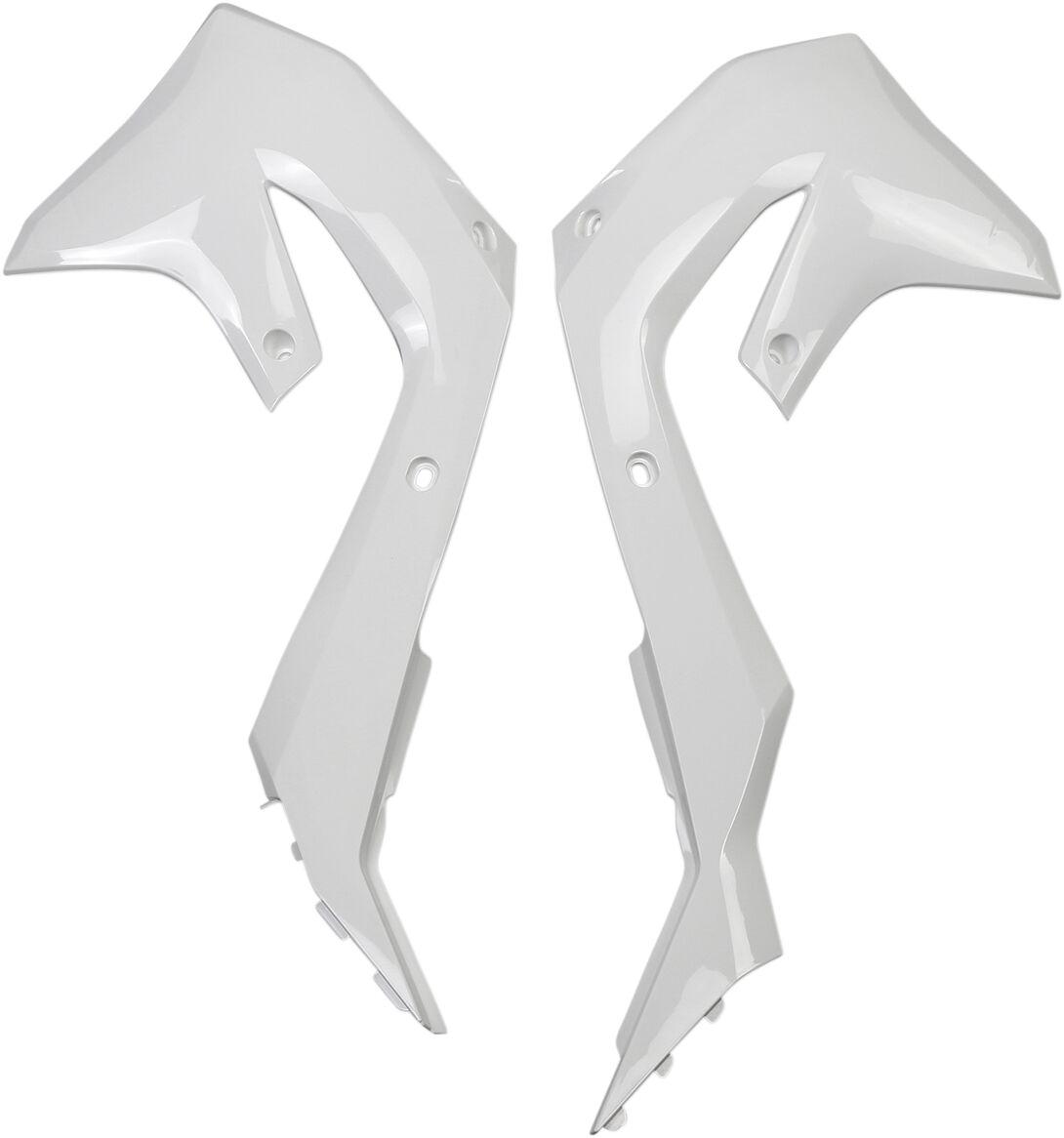 KA04751#047 - UFO Radiator Scoops - Kawasaki KXF450 2019-20 - Black
