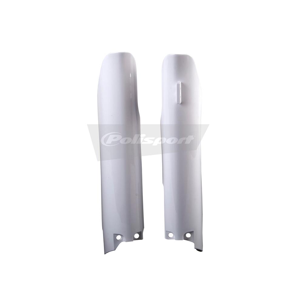 Polisport Forks Guards - Suzuki RM125/250 2004-08, RMZ250 2007-21, RMZ450 2008-21 - White